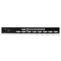 8 Port 1U Rackmount DVI USB KVM Switch Connect HDMI Based Systems