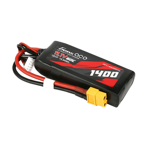 Gens Ace 1400mAh 3S1P 11.1V 60C Lipo Battery Pack With XT60 Plug