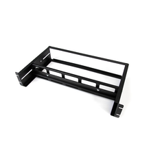 2U Adjustable Rackmount DIN Rail Kit Steel Fits All Standard 19" Racks With Top Hat/Mini/G Rails