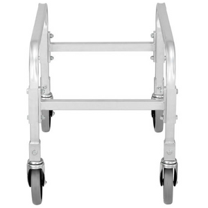 NSF Aluminum Lug Cart Global Industrial 23"L x 15-1/2"W x 19"H 1 Tote Capacity All Welded 493387 (Totes Sold Separately)