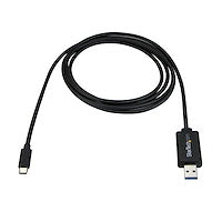 USB-C to USB Data Transfer Cable for Mac and Windows 2m cable length Windows and Mac