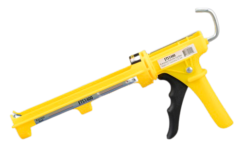 Dripless ETS1400 10oz / 300ml 10:1 Composite Cradle Body Ratchet Rod Caulker Gun (12 Pieces)