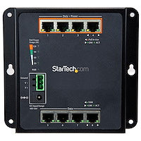 8 Port Gigabit PoE Switch 4 x PoE+ 30W Hardened GbE Layer/L2 Managed Switch Network Switch IP-30/-40C to +75C