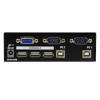 2 Port Professional USB KVM Switch Kit with Cables 3 Different USB Peripherals Using The Integrated Hub