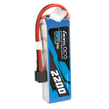 Gens Ace 2200mAh 3S1P 11.1V 25C Lipo Battery Pack With EC3, Deans And XT60 Adapter For RC Plane