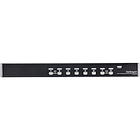 8 Port 1U Rackmount USB KVM Switch Kit with OSD and Cables