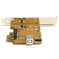 PCI Express to Mini PCI Express Card Adapter into a Standard Desktop Yellow