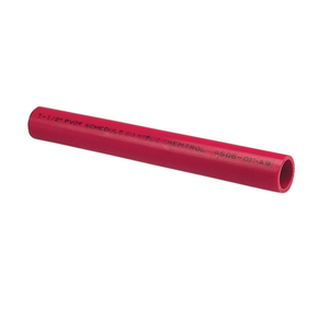 20'-3/4"-W Plain End Schedule-80 Red PVDF Pipe 6500-007