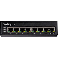 8 Port Gigabit PoE Switch 30W IP-30 Aluminum Housing GbE PoE+ Unmanaged Switch