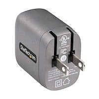 30W USB-C Wall Charger Portable GaN Charger w/ Power Delivery 6ft Cable Space Gray