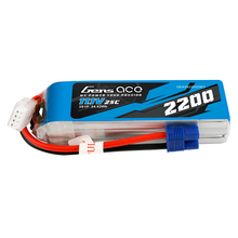 Gens Ace 2200mAh 3S1P 11.1V 25C Lipo Battery Pack With EC3 Plug For RC Plane