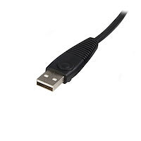 6 ft 2" 1  VGA and USB Equipped Computers KVM Cable Using a Single Cable