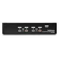 4 Port DisplayPort KVM Switch 4K 60Hz Single Display Dual Port UHD DP 1.2 USB KVM Switch with Integrated USB 2.0 Hub & Audio
