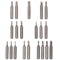 20-Bit Electric Precision Screwdriver Set Portable/Mini Battery Powered Bit Driver Kit for Electronics Aluminum