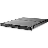 Rackmount KVM Console HD 1080p Single Port VGA KVM with 17" LCD Monitor for Server Rack Fully Featured