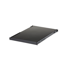 1U Adjustable Mounting Depth Server Rack Mount Shelf 27.5in Deep Universal Tray For 19" AV, Data & Network Equipment Rack
