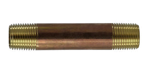 1/2" X 5" Red Brass Fittings 40068