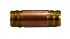 3/4" X 3-1/2" Red Brass Fittings 40085
