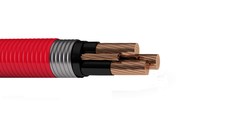 Vertical Riser Teck Bare Copper W/ Ground Non-Shielded GSIA PVC 5kV Mining Cable