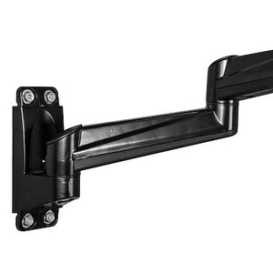 Wall Mount Dual Monitor Arm Articulating Ergonomic VESA Wall Mount for 2x 24 Displays
