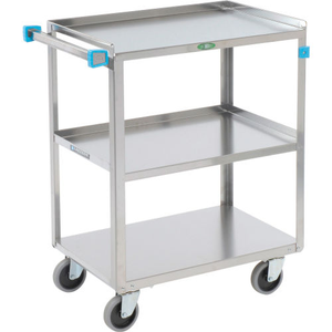 Steel Utility Cart W/3 Shelves 500 Lb Capacity 31"L X 19"W X 32"H Lakeside 422
