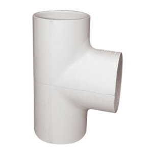 3/8" X 1/2" Socket Connection Schedule-40 PVC Reducing Tee 401-053S