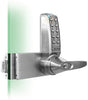 Code Locks CL4000GDBS Brushed Steel Electronic Glass Door Lock