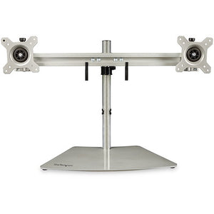 Dual Monitor Stand Ergonomic Free Standing Dual Monitor Desktop Stand for two 24 VESA Mount Displays