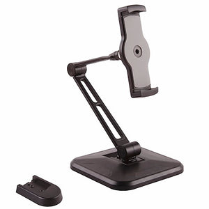 Adjustable Tablet Stand with Arm Pivoting Wall Mountable