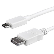 USB Type C DP Alt Mode to DP Monitor Video Cable Works w Thunderbolt 3 White CDP2DPMM1MW