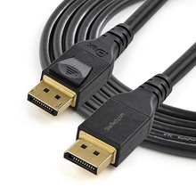 Slim DisplayPort 1.4 Cable 8K 60Hz HBR3 HDR Gold-Plated Super UHD DP to DP Monitor Cord Video Cable Black