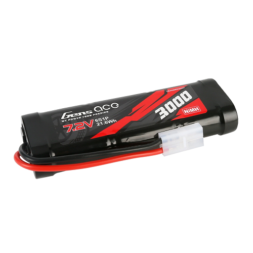 Gens Ace 3000mAh 6S1P 7.2V Ni-MH Battery With Tamiya Plug