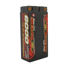 Gens Ace Redline Series 6000mAh 2S2P 7.6V 130C HardCase HV Shorty Lipo Battery