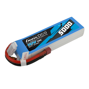 Gens Ace 5000mAh 3S1P 11.1V 45C Lipo Battery Pack With Deans Plug