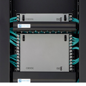 Motive Glacier White Horizontal Cable Manager without Cable Pass-Through Ports 2U x 19" EIA W x 8.2"D CPI 35432-E02