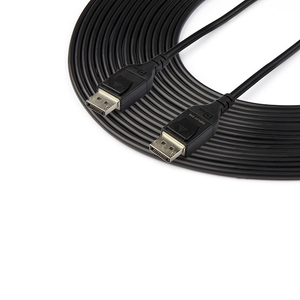 50' DisplayPort Active Optical Cable 8K 60Hz/4K 120Hz Video HDCP 2.2 HDR10 HBR3 Fiber Optic DisplayPort 1.4 Cable
