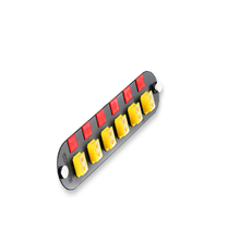 Closet Connector Housing  Panel Keyed-Keyed LC Adapters Duplex 12 F SM/MM yellow CCH-CP12-K9