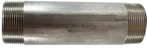 1-1/2" X 2 304 Stainless Steel Nipple 48141