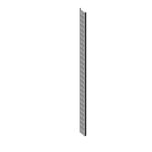 36"H Vertical Lashing Bracket for CUBE-iT Wall-Mount Cabinet Black CPI 40971-736