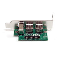 3 Port 2b 1a 1394 Mini PCI Express FireWire Card Adapter Low Profile Green