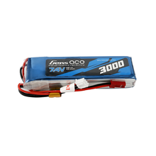 Gens Ace 3000mAh 2S1P 7.4V TX Lipo Battery Pack With JST Plug