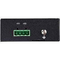 Rugged PoE Injector 30W 802.3at PoE+ Midspan 48V-56VDC IP-30 Aluminum Housing 48V-56V DC DIN Rails