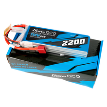 Gens Ace 2200mAh 3S1P 11.1V 25C Lipo Battery Pack With EC3 Plug For RC Plane