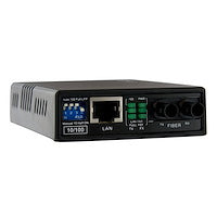 10/100 Multi Mode Fiber Copper Fast Ethernet Media Converter ST 2 km over Multi Mode ST fiber
