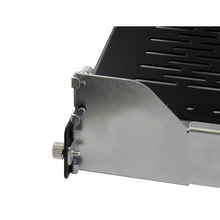 2U 19” Vented Sliding Server Rack Tray Shelf 24" Deep Holds Upto 50.1 lbs With Cable Management Arm Steel Black