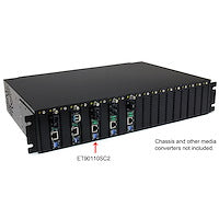 10/100 Mbps Ethernet Connection Multi Mode Fiber Media Converter SC Maximum Fiber cable length of 2 km