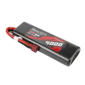 Gens Ace 4000mAh 2S1P 7.4V 60C HardCase Lipo Battery Pack 8# With Deans Plug