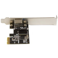 1-Port Gigabit Ethernet Network Card Intel I210-AT Chipset Auto MDIX support PCI Express slot