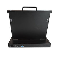 Rackmount KVM Console Single Port VGA KVM with 17" LCD Monitor for Server Rack Fully Featured Universal