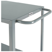 Steel Utility Cart With 2 Tray Shelves 1200 lb Capacity 800457